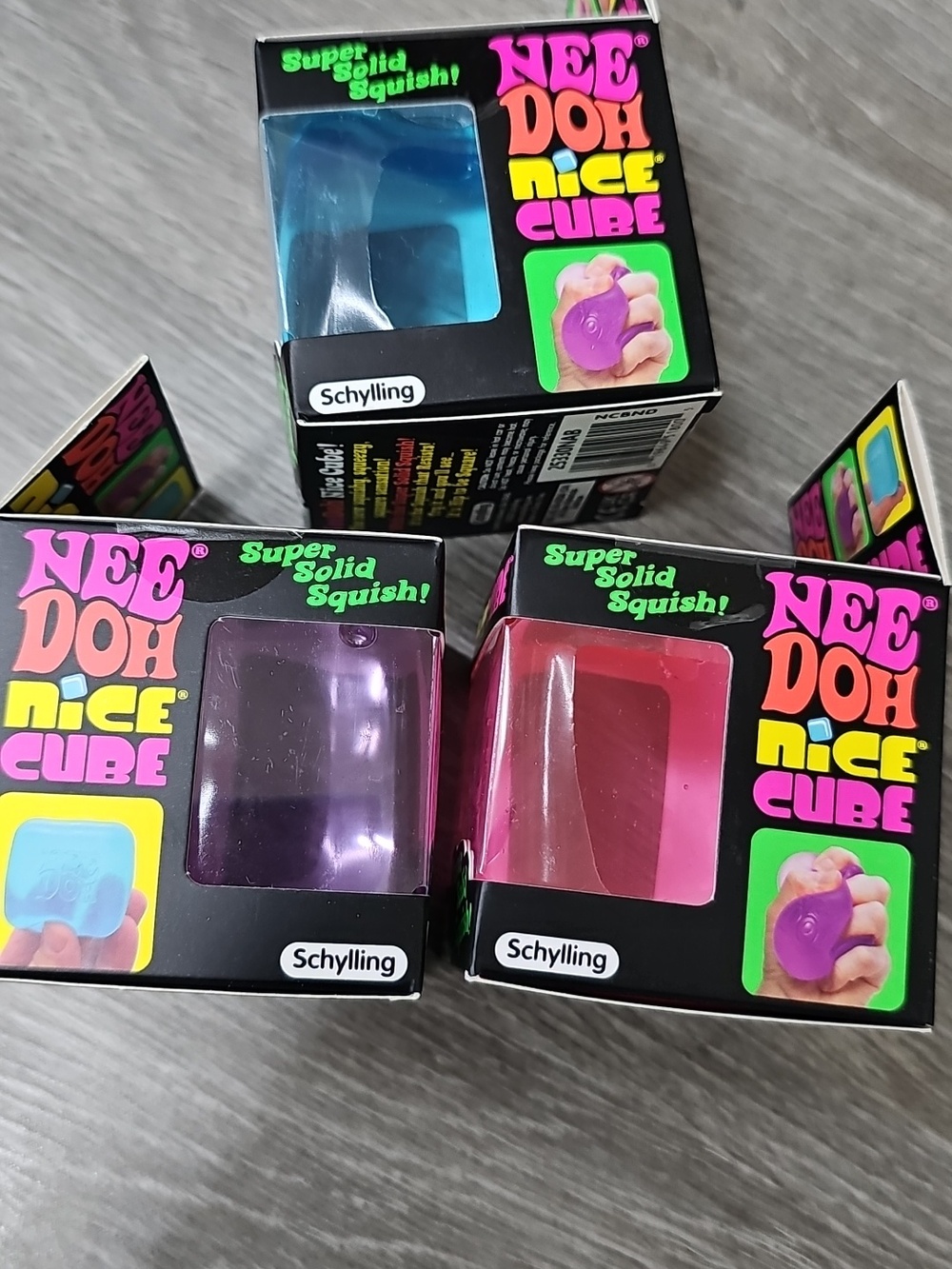 NeeDoh Nice Cube Set of 3 NIB - Picture 4 of 4
